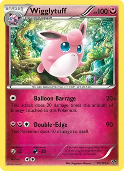 Wigglytuff, XY Nº 90 Normal