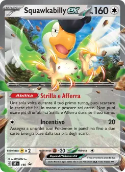 Squawkabilly-ex, SVP Black Star Promos No. 160 Holo