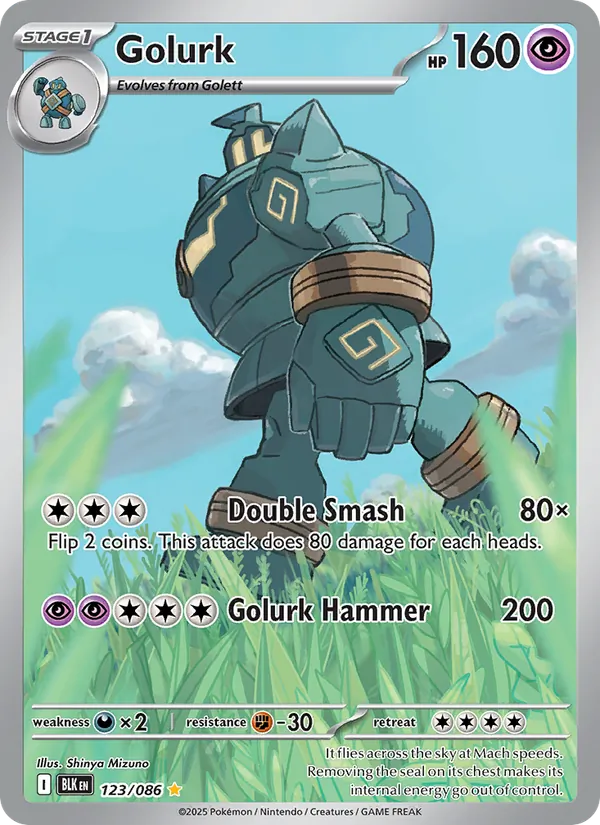 Golurk, Black Bolt No. 123