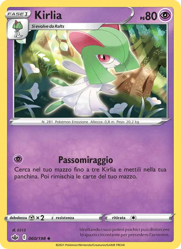 Kirlia, Regno Glaciale Nº 60