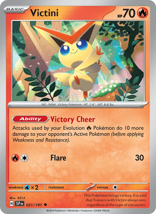 Victini, Surging Sparks No. 021