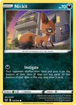 Nickit, Sword & Shield No. 125 Normal