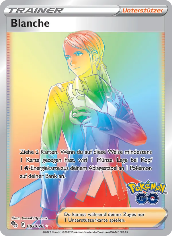 Blanche, Pokémon GO Nº 082