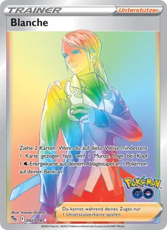 Blanche, Pokémon GO No. 082 Holo