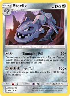 Steelix, Cosmic Eclipse Nº 139 Normal