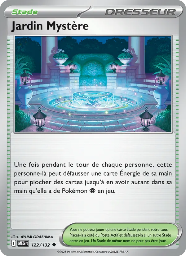 Jardin Mystère, Méga-Évolution Nº 122