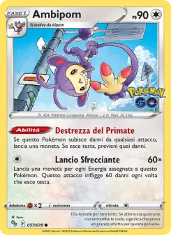 Ambipom, Pokémon GO Nº 057 Normal