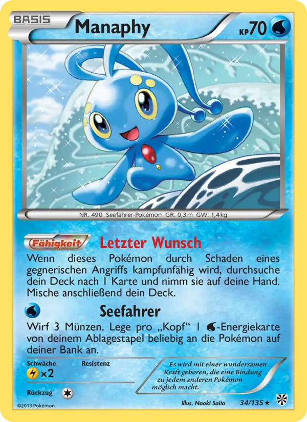 Manaphy, Plasma-Sturm Nº 34