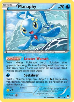 Manaphy, Plasma-Sturm Nº 34 Normal