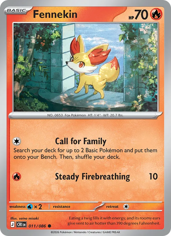 Fennekin, Chaos Rising No. 011