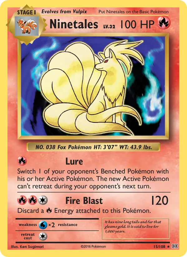 Ninetales, Evolutions No. 15