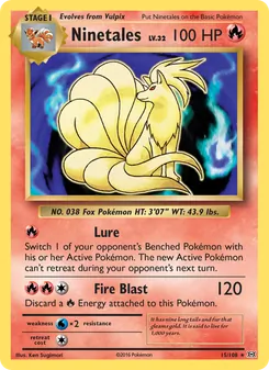 Ninetales, Evolutions No. 15 Normal