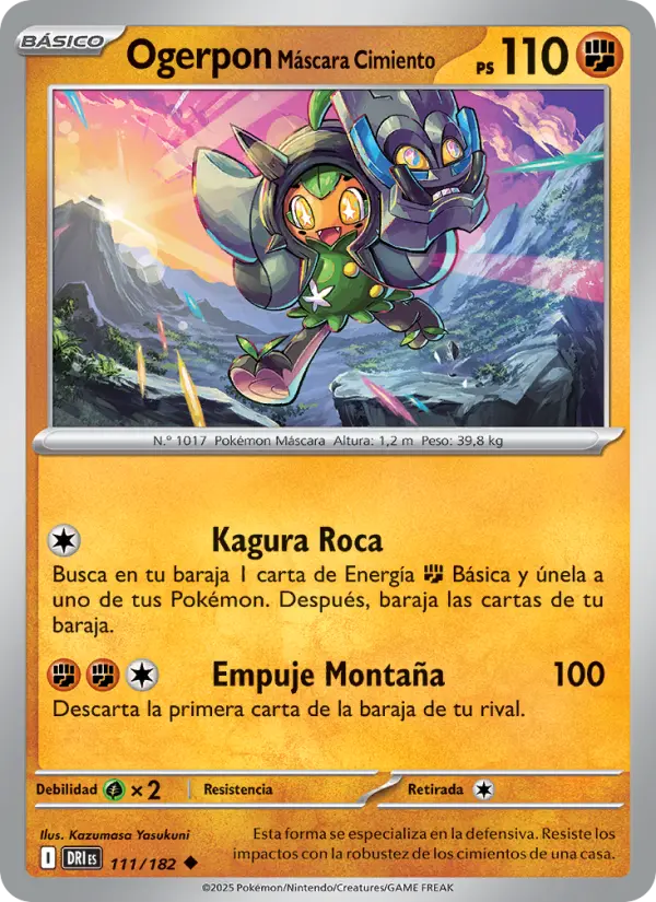 Ogerpon Máscara Cimiento, Rivales Predestinados Nº 111