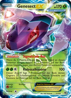 Genesect-EX, Plasma-Blaster Nº 11 Normal