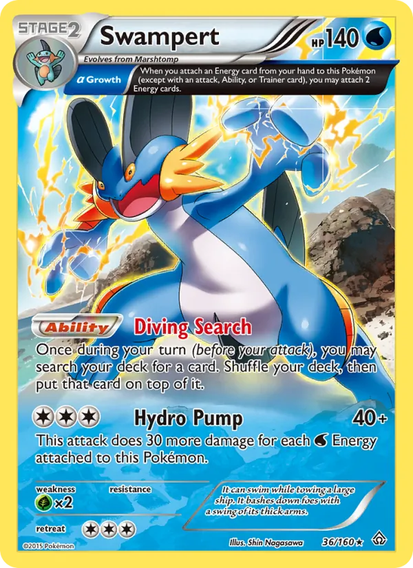 Swampert, Primal Clash No. 36