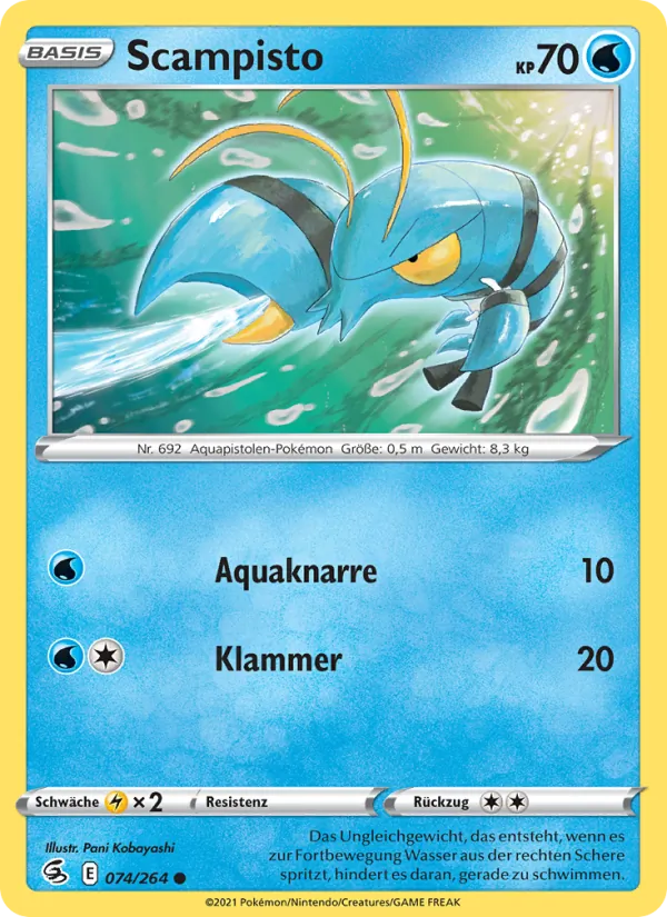 Scampisto, Fusions Angriff No. 74