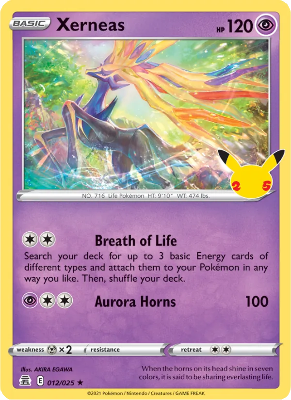 Xerneas, Celebrations Nº 12