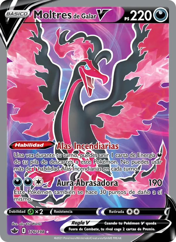 Moltres de Galar V, Reinado Escalofriante No. 176