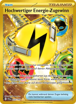 Hochwertiger Energie-Zugewinn, Entwicklungen in Paldea Nº 277 Holo
