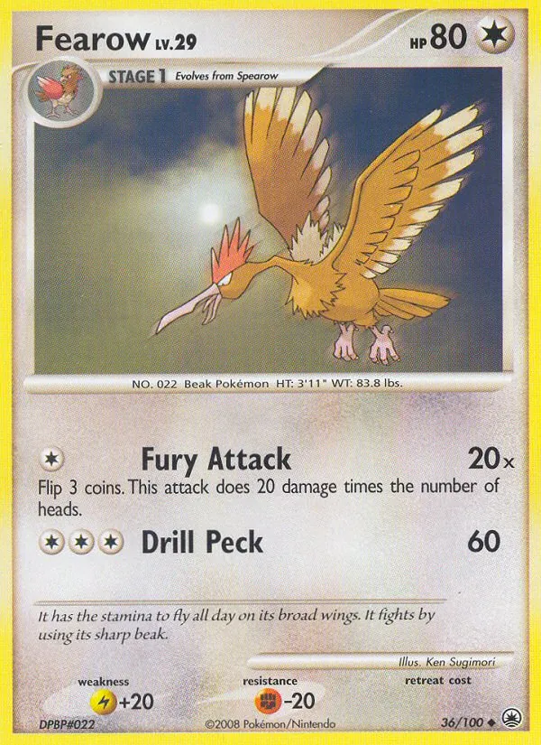 Fearow, Majestic Dawn No. 36