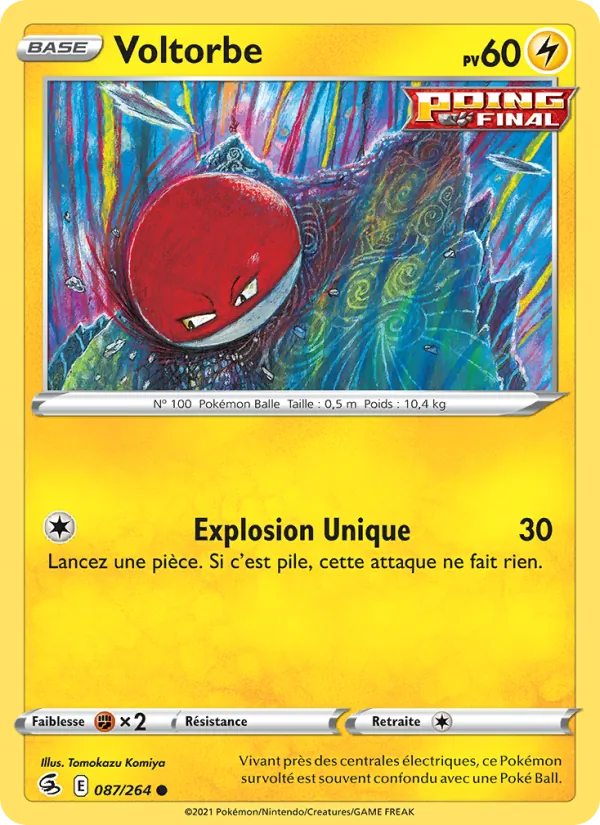 Voltorbe, Poing de Fusion No. 87