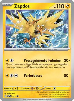 Zapdos, SVP Black Star Promos Nº 157 Holo