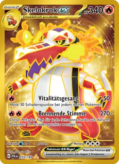 Skelokrok-ex, Entwicklungen in Paldea No. 272 Holo