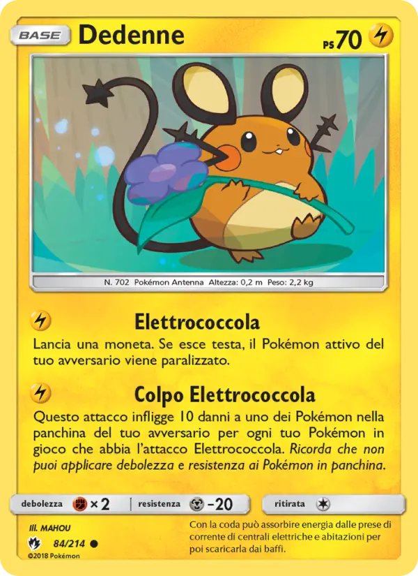 Dedenne, Tuoni Perduti No. 84