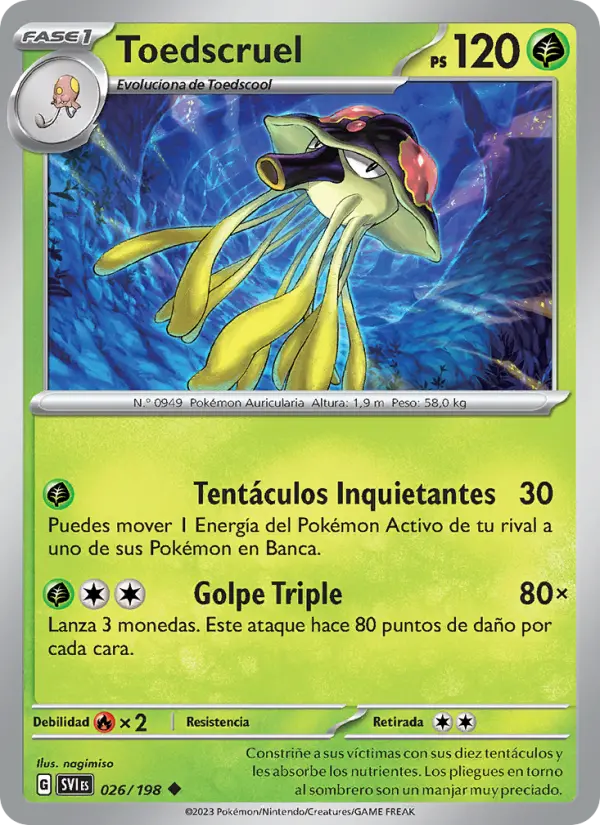Toedscruel, Escarlata y Púrpura Nº 026