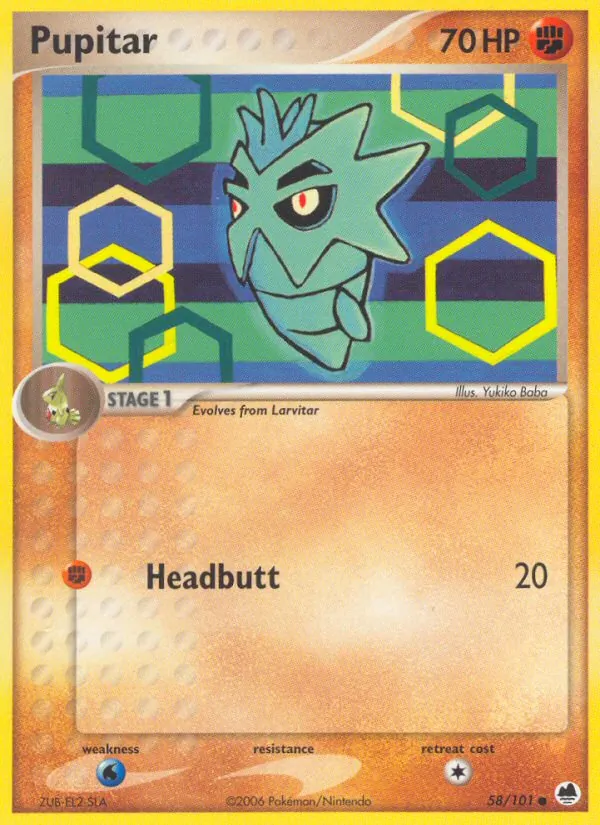 Pupitar, Dragon Frontiers No. 58