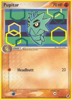 Pupitar, Dragon Frontiers No. 58 Normal