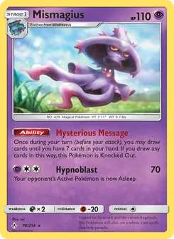 Mismagius, Unbroken Bonds No. 78 Normal