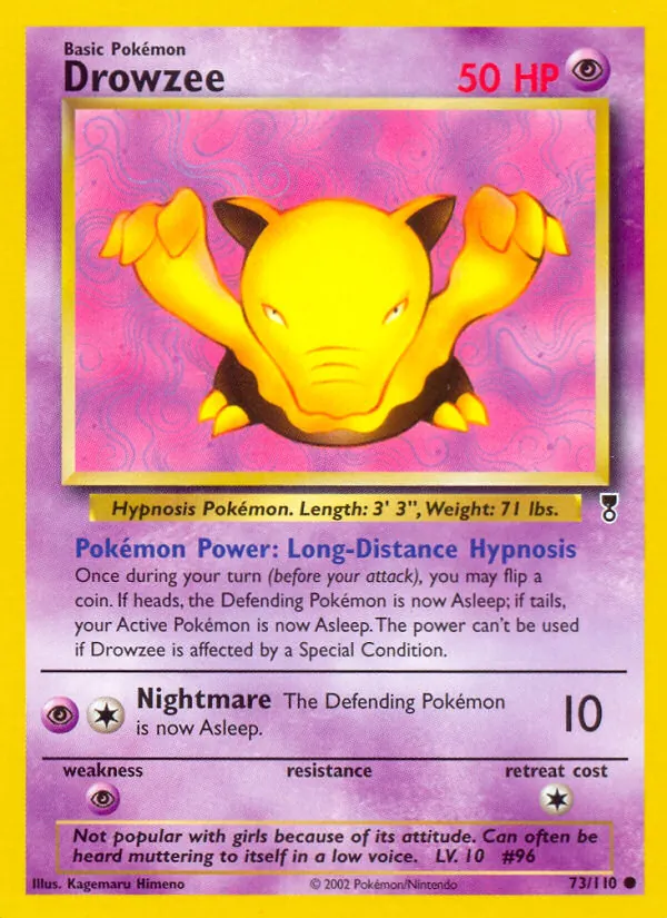 Drowzee, Legendary Collection Nº 73
