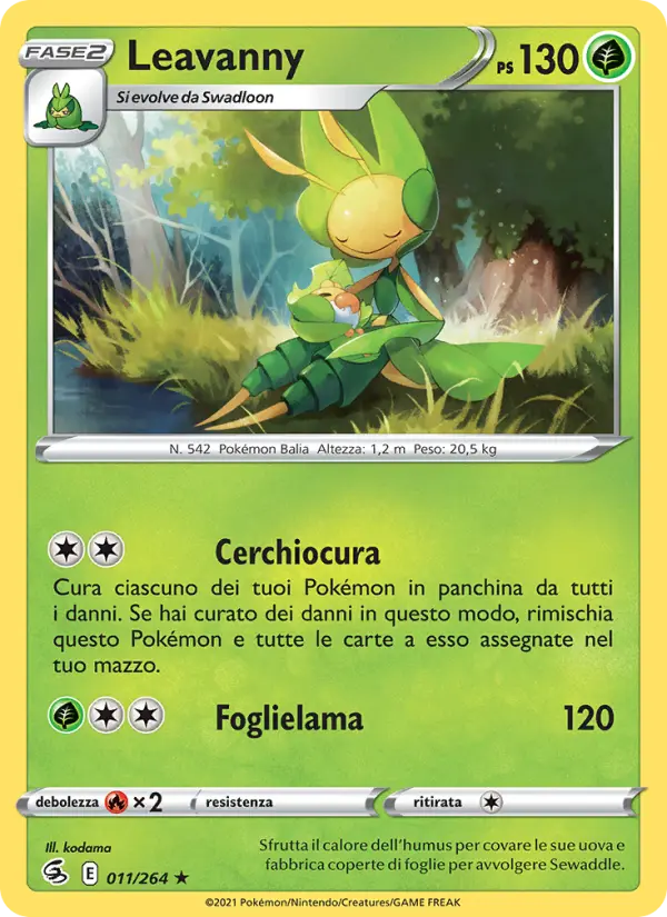 Leavanny, Colpo Fusione Nº 11