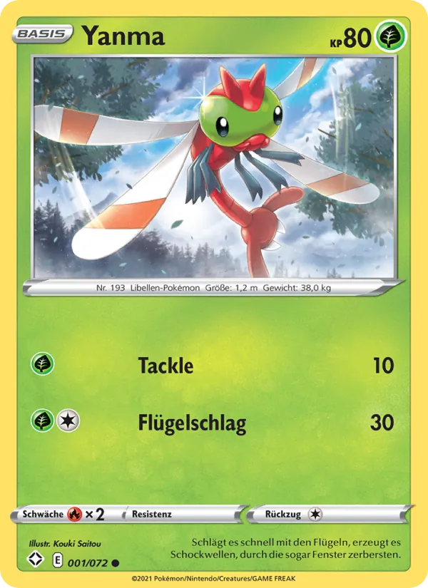 Yanma, Glänzendes Schicksal No. 1