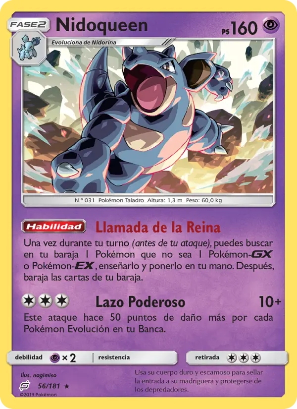 Nidoqueen, Union de Aliados Nº 56