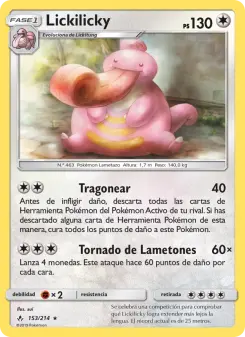 Lickilicky, Vínculos Indestructibles No. 153 Normal
