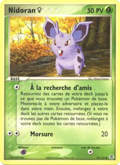 Nidoran ♀, EX Rouge Feu & Vert Feuille No. 70 Normal
