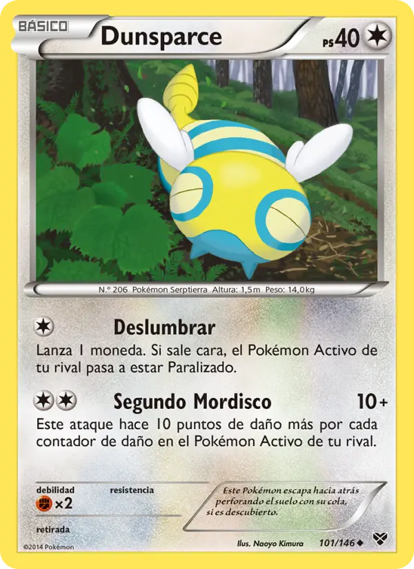 Dunsparce, XY Nº 101