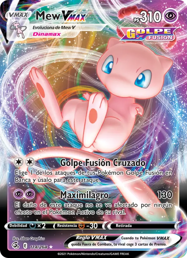 Mew VMAX, Golpe Fusión Nº 114