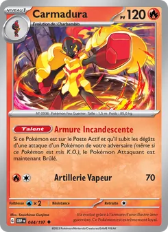 Carmadura, Flammes Obsidiennes No. 044 Normal
