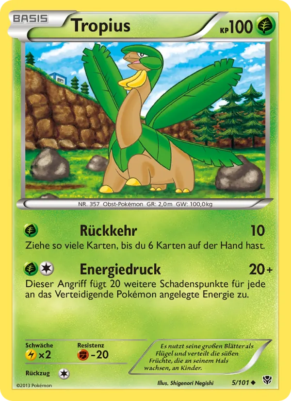 Tropius, Plasma-Blaster Nº 5