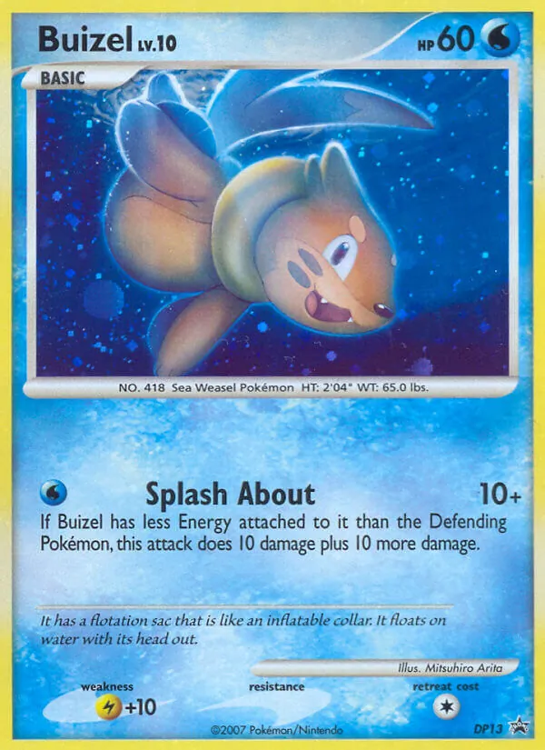 Buizel, DP Black Star Promos Nº DP13