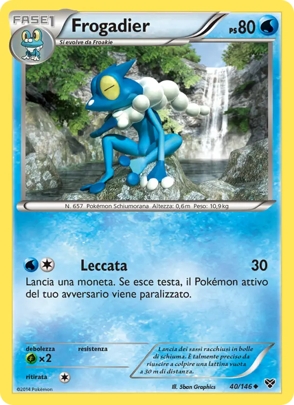Frogadier, XY No. 40