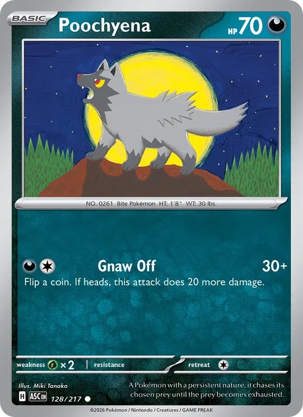 Poochyena, Ascended Heroes No. 128