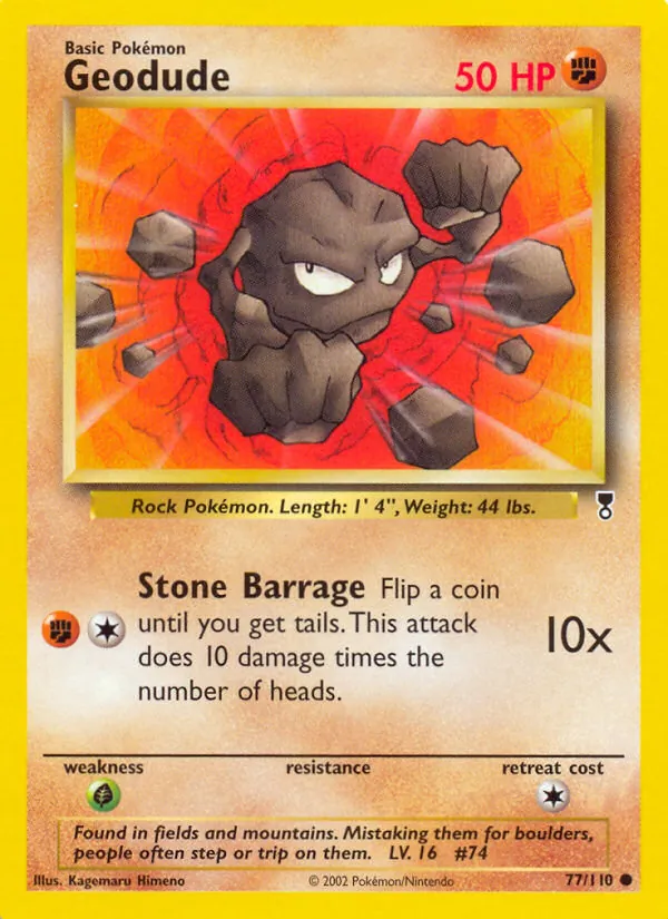 Geodude, Legendary Collection Nº 77