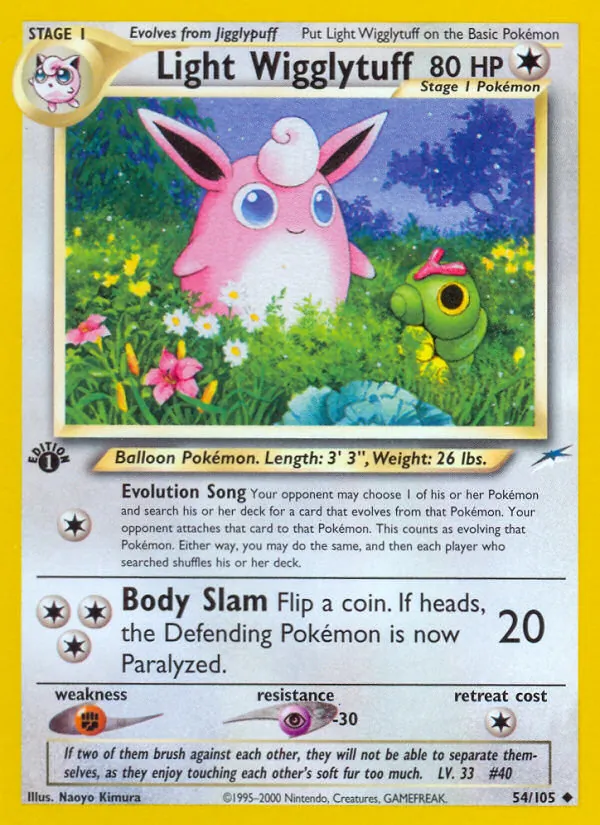 Light Wigglytuff, Neo Destiny Nº 54