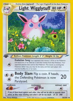 Light Wigglytuff, Neo Destiny Nº 54 Normal