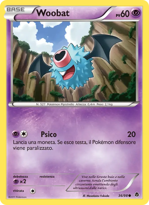 Woobat, Nuove Forze No. 36