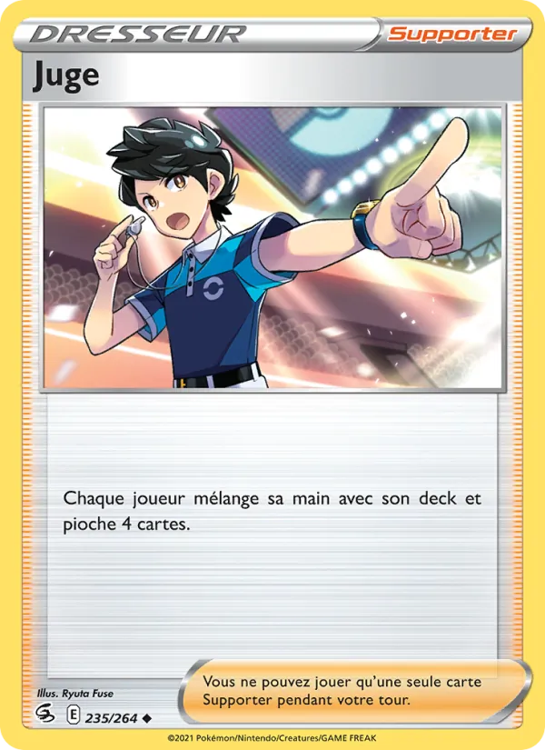 Juge, Poing de Fusion Nº 235